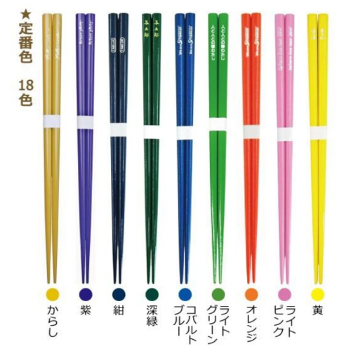 TS-234<br>【日本製】<br>オリジナル名入れ若狭塗箸